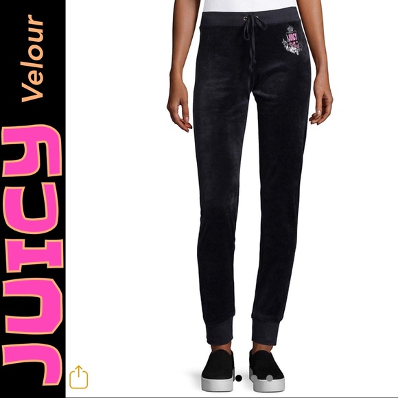 Juicy Couture Pants - Juicy velour track pants
